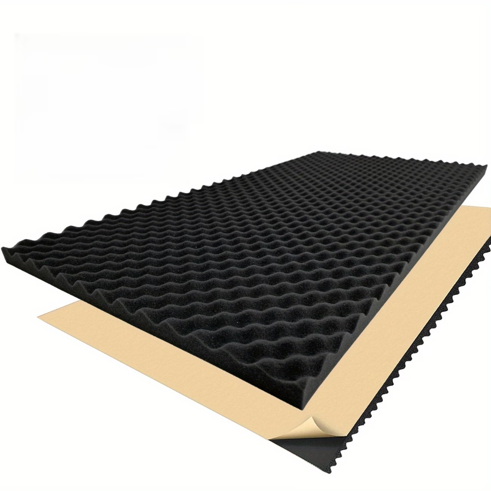 Sound Dampening Foam - 1 Rol 2cm-50x100cm Zelfklevende Zwarte Geluiddichte