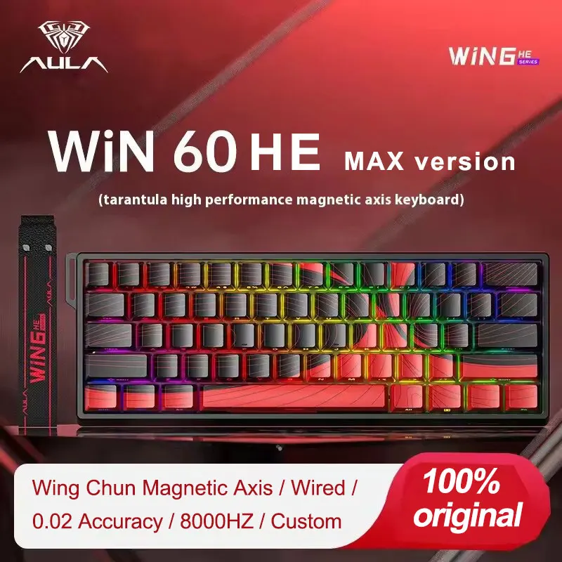 Esports Essential Gaming Pc - AULA Win60 HE Magnetische schakelaar Gamingtoetsenbord