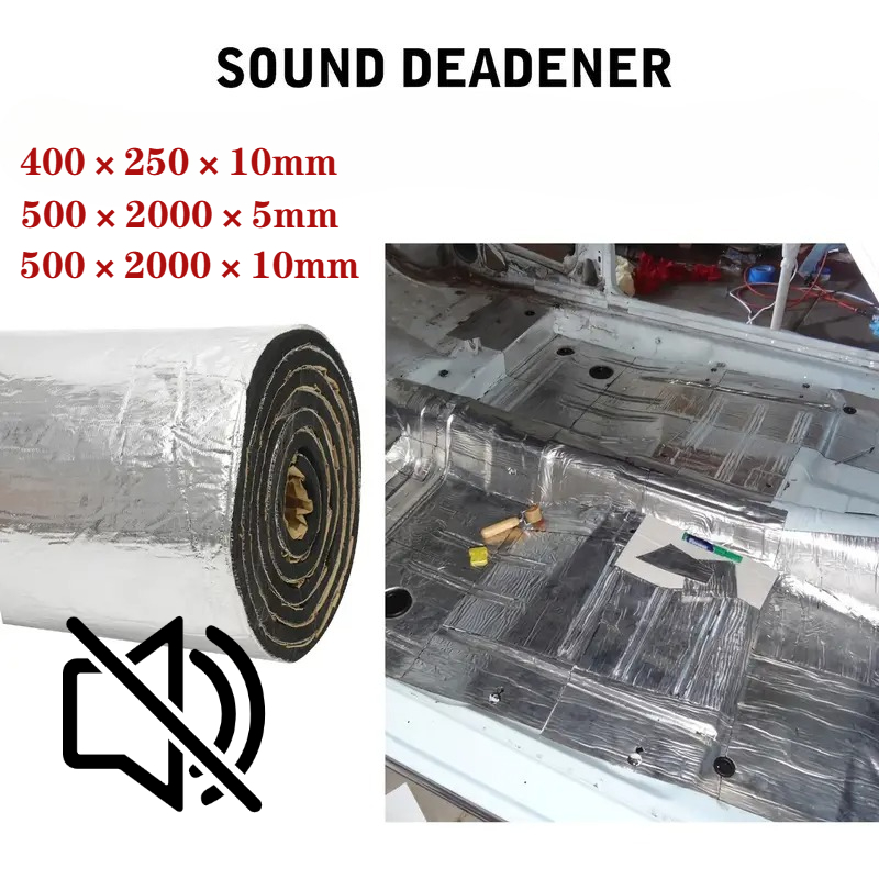 Sound Dampening Foam - 2000*500/250*400mm 5/10mm Auto Geluid Mat Proofing