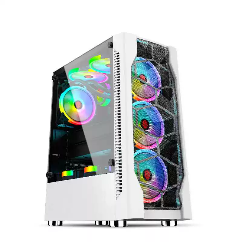 Esports Gaming Pc Build - Gaming PC-behuizing met gehard glazen zijpaneel,