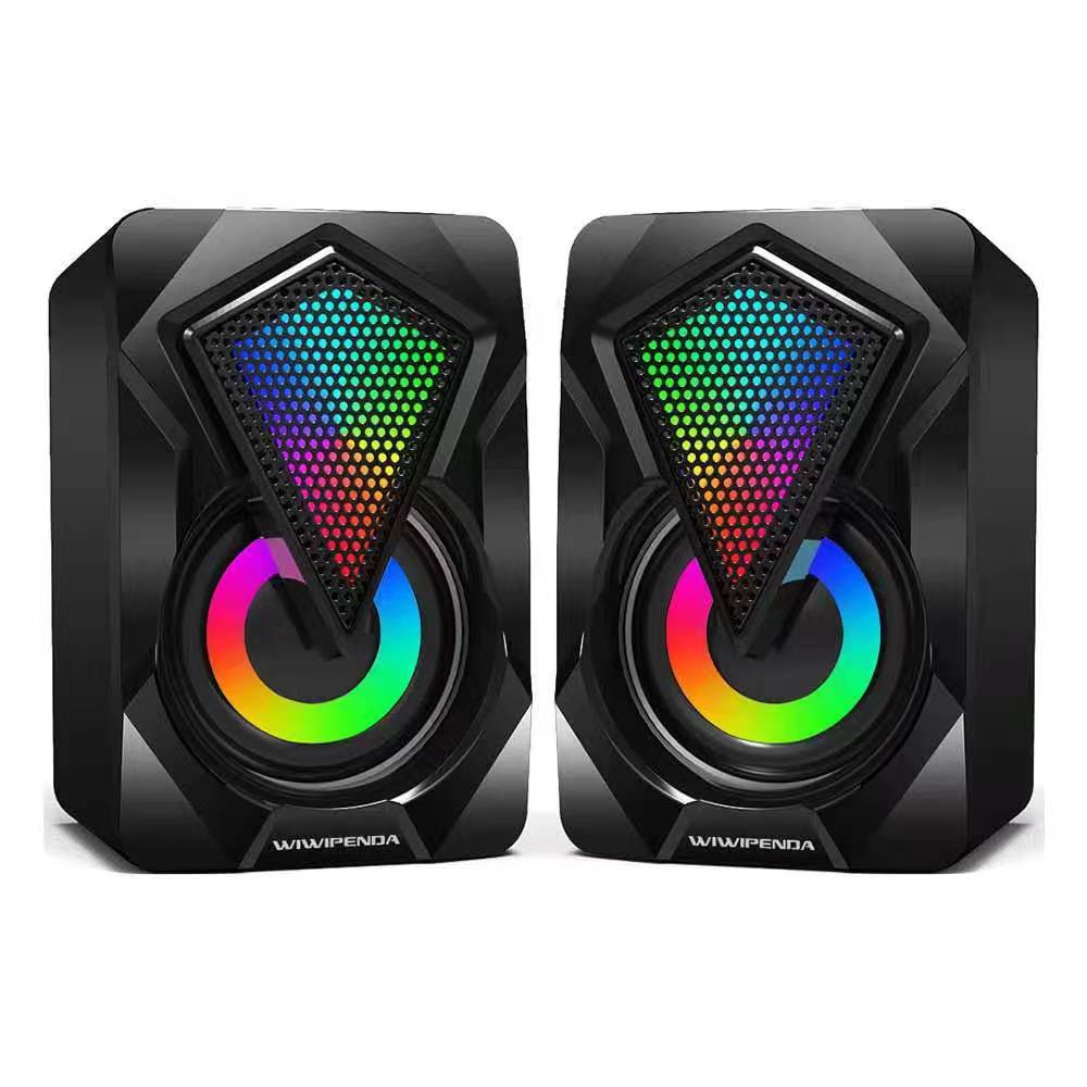Gaming Speaker 2.1 - RGB-verlichting Computerluidsprekers Subwoofers Bedrade Gaming Audio