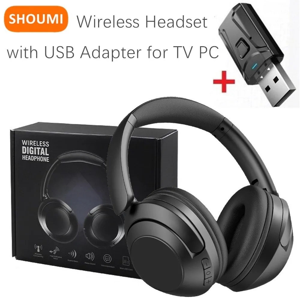 Esports Wireless Gaming Headset - Shoumi 15-uurs draadloze headset Bluetooth-hoofdtelefoon 5.3