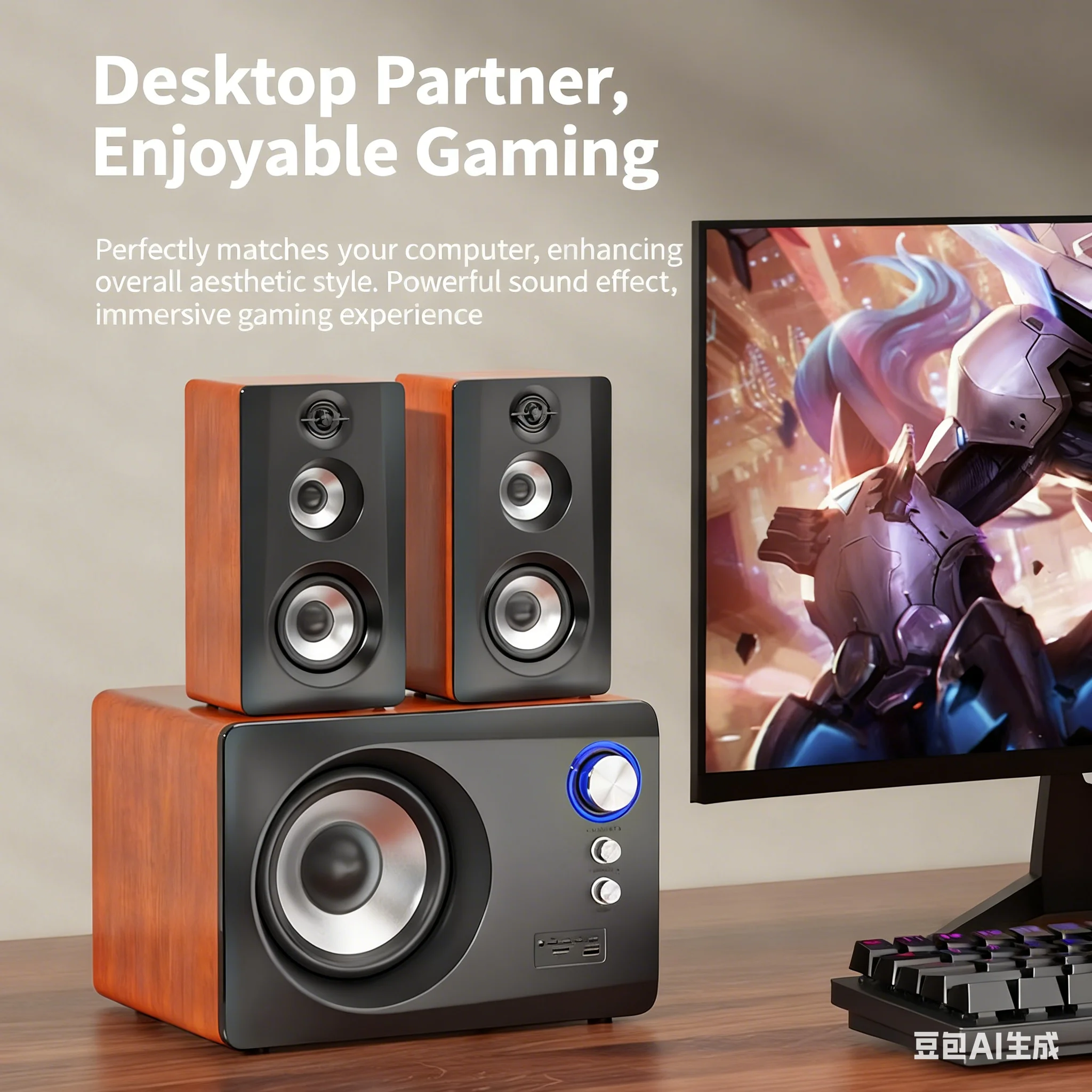 High Power 6,5-inch Subwoofer  - Gaming Speaker 2.1 recensie en prijs