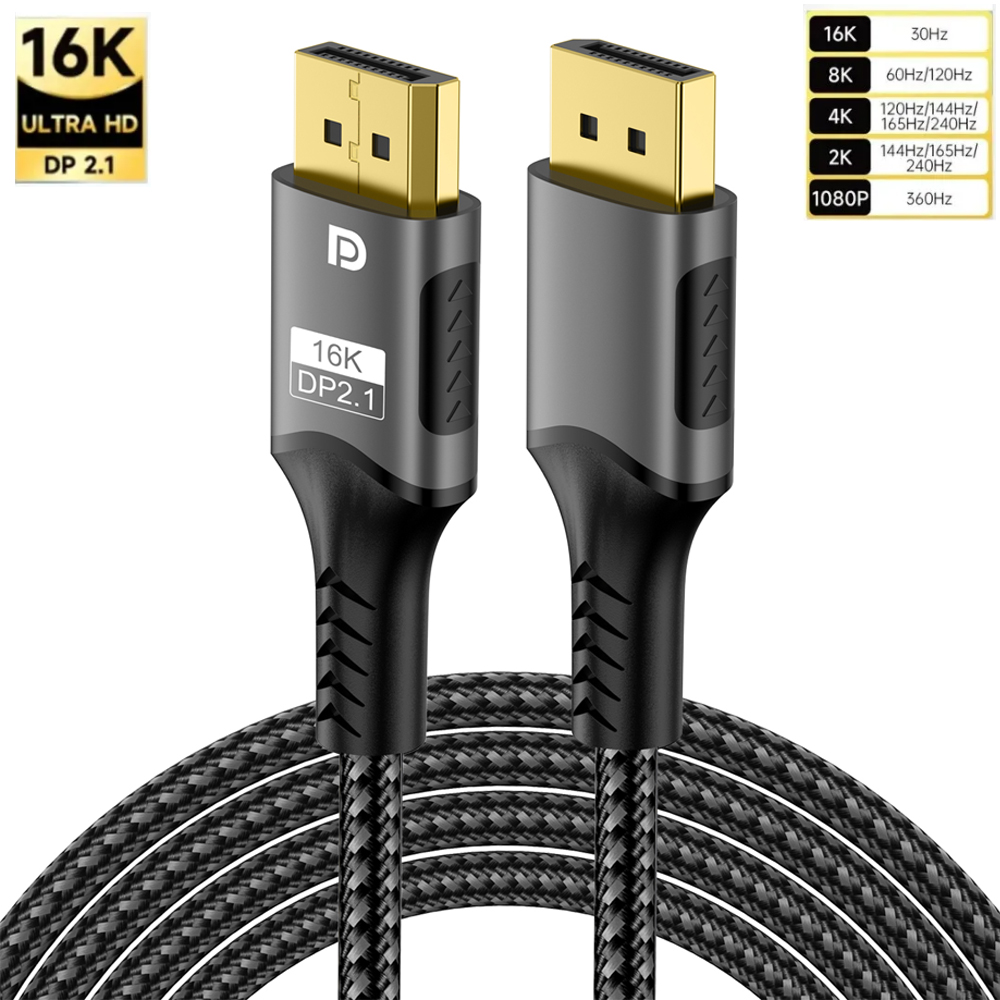 Display Port 2.1 Kabel DP2.1 8 - Gaming Speaker 2.1 recensie en prijs