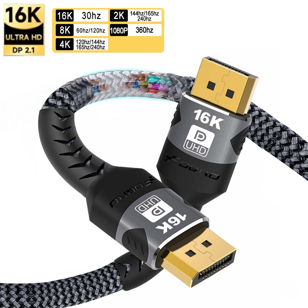 DisplayPort-kabel 16K DP 2.1-k - Gaming Speaker 2.1 recensie en prijs