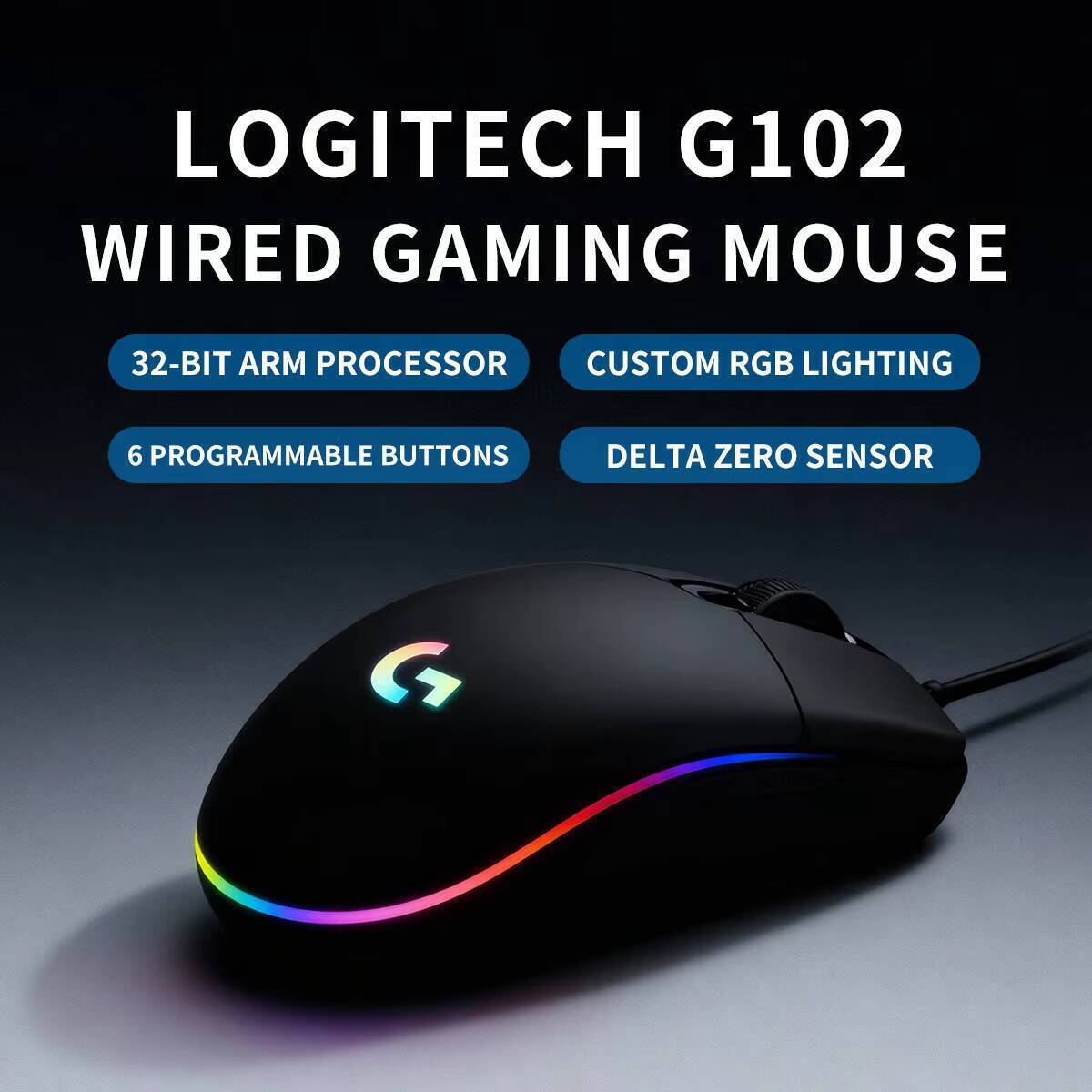 Logitech G102 Gaming Mouse, 1m - Esports Gaming Tournaments recensie en prijs