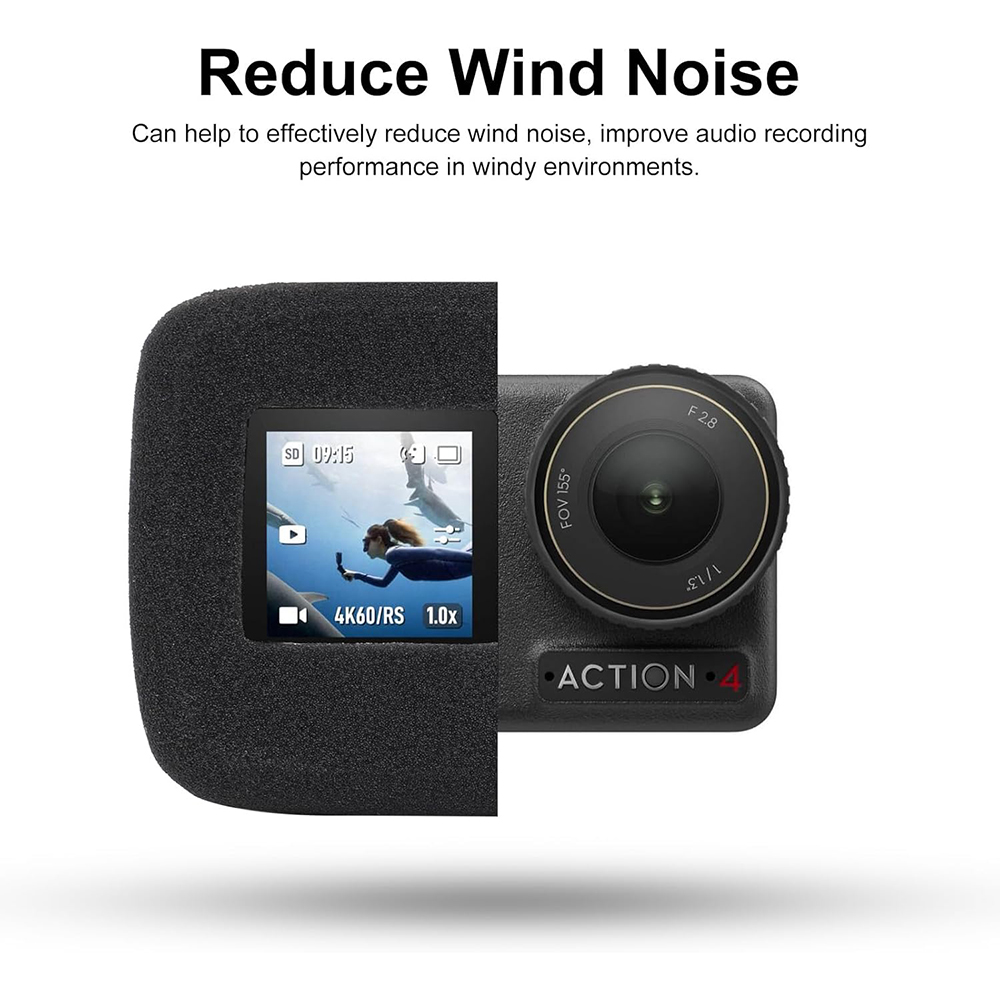 Voor DJI Osmo Action 5 Pro 4 3 - Sound Dampening Foam recensie en prijs