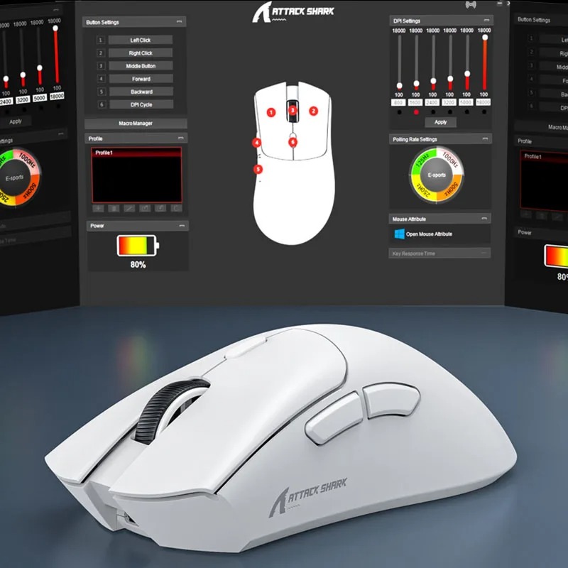 R1 ATTACK SHARK Draadloze Gami - Esports Essential Gaming Pc recensie en prijs